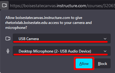 Browser permission prompts