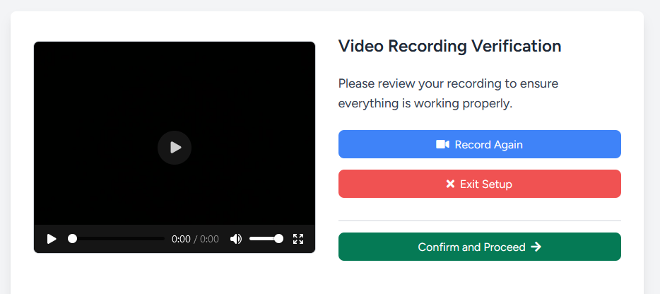 Start Recording button